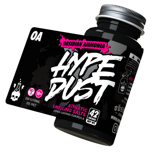 Obsidian Hype Dust - Long Lasting Athletic Smelling Salts – Obsidian Ammonia